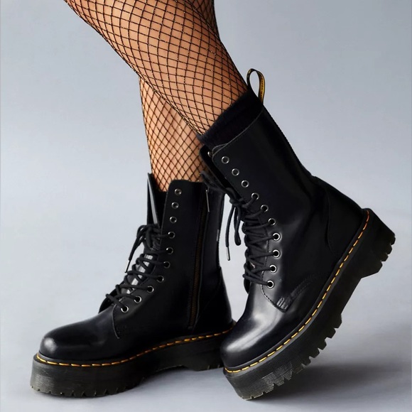 Dr. Martens Shoes - NWT Dr. Martens Jadon 8-Eye Boot in Black Size 7